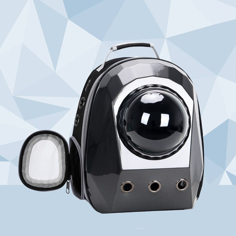 Katt Ryggsäck med Rymdkapseldesign