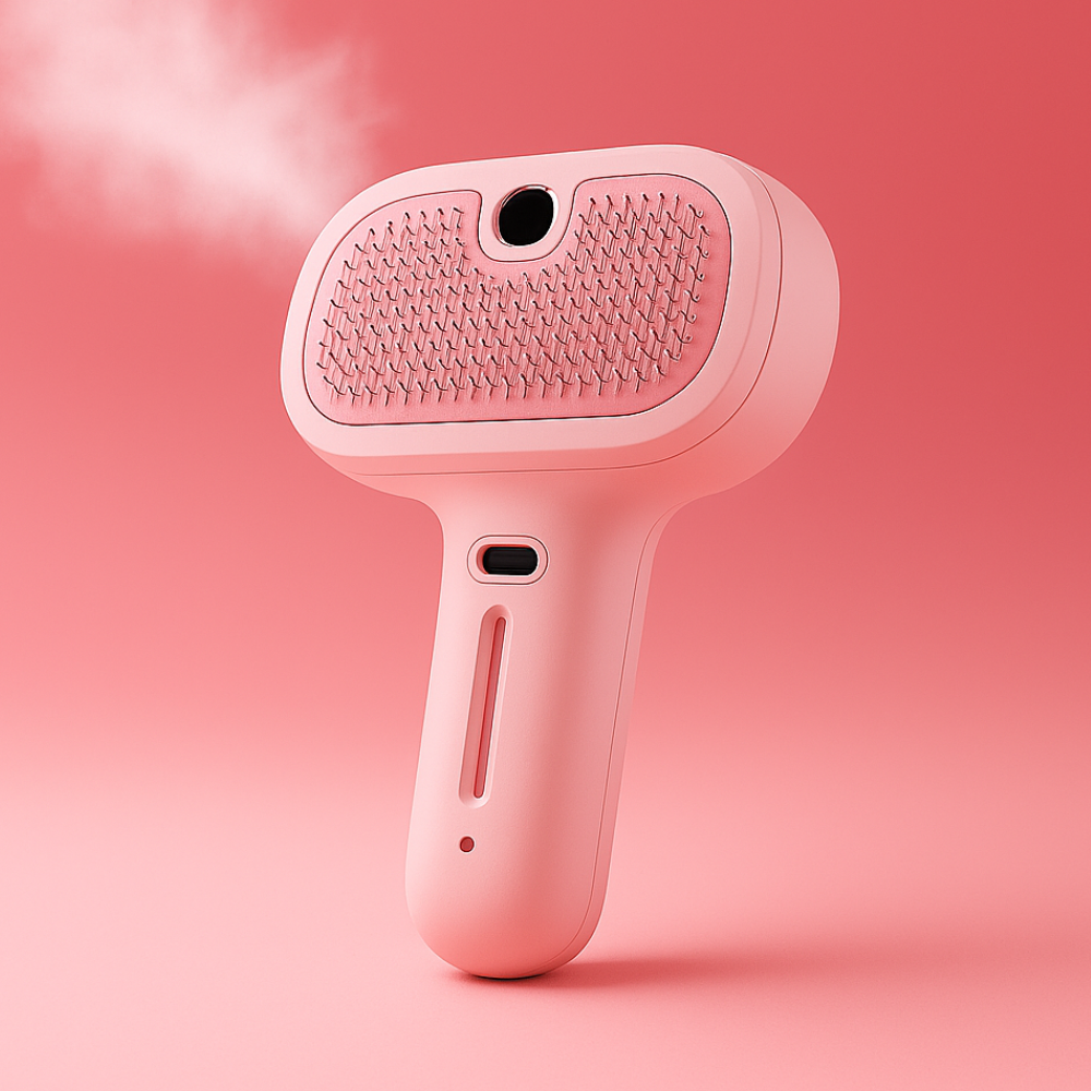 Självrengörande Ångborste För Husdjur