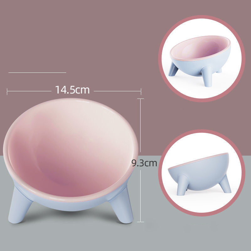 Tilting Food Bowl with Stand for Pets