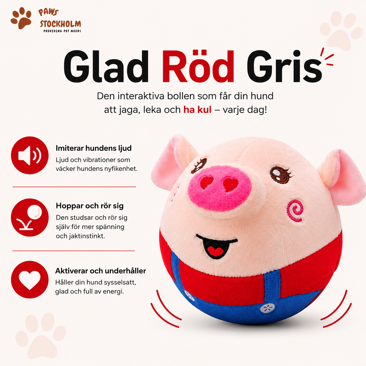 Electronic Pet Dog Toy Ball Pet Bouncing Jump Ball Music Vibration Bite Puppy Ball Interactive Dog Chewing Moving Plush Doll Toy
